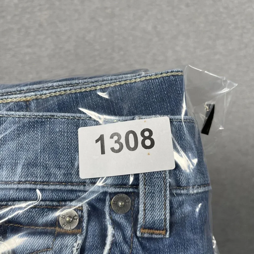 True Religion Ricky Relaxed Straight Jeans Mens 32 Blue Medium Wash Y2K Vintage